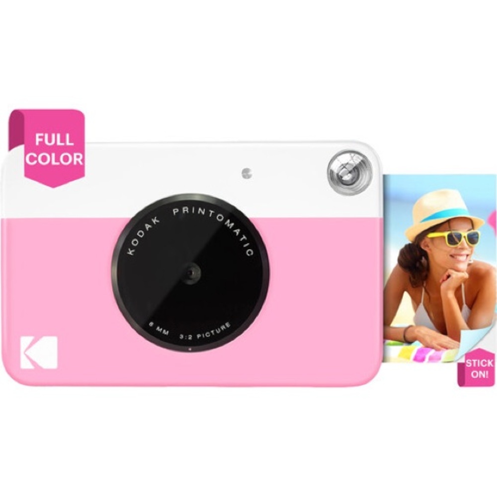Kodak Printomatic Instant Camera - Black and Yellow